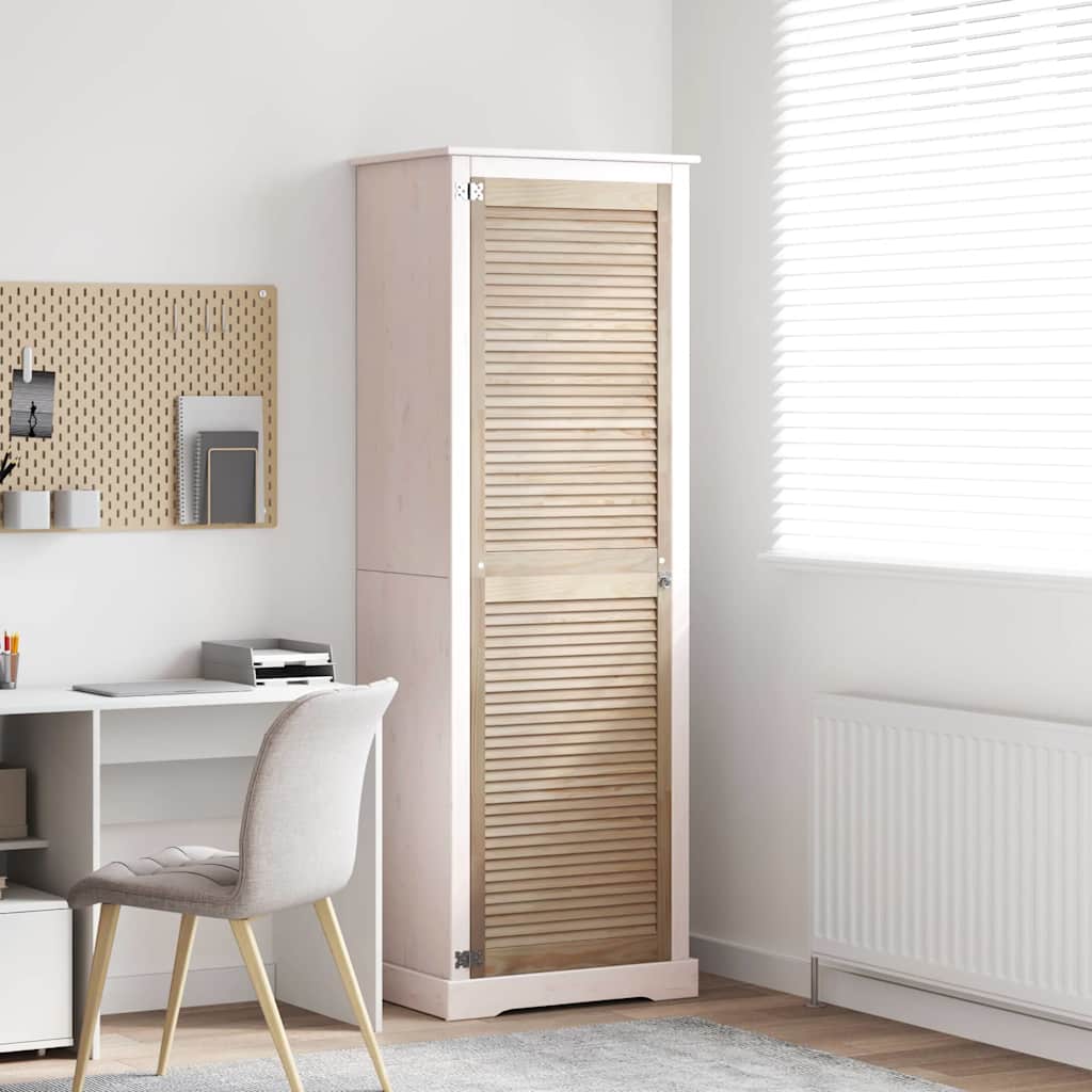 Kastdeur Naturel 201 x 2,1 x 59,5 cm Massief grenenhout is nu te koop bij PeponiXL, paradijselijk wonen!