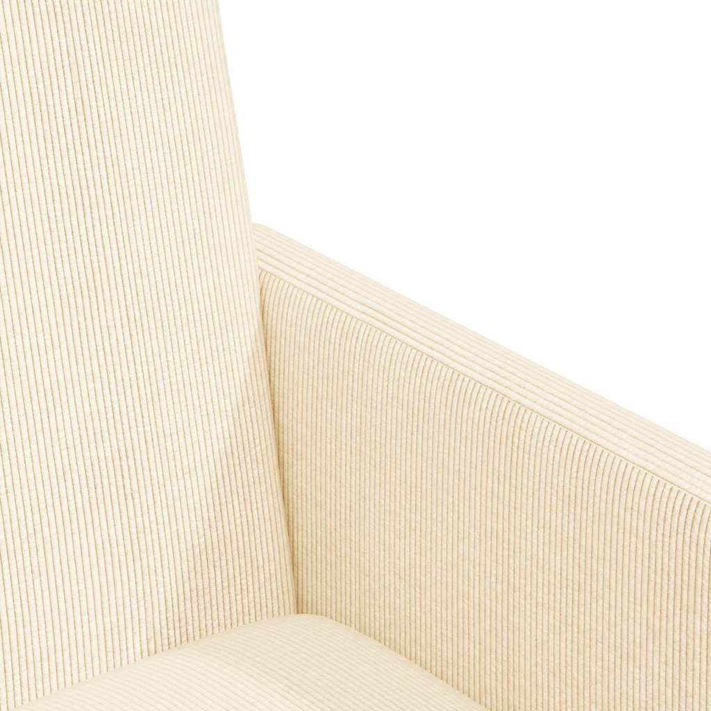 Eetkamerstoelen met Wieltjes 2 pcs Crème 57 x 66 x 94 cm is nu te koop bij PeponiXL, paradijselijk wonen!