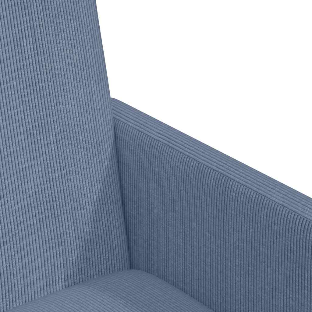 Eetkamerstoelen met Wieltjes 2 pcs Blauw 57 x 66 x 94 cm is nu te koop bij PeponiXL, paradijselijk wonen!