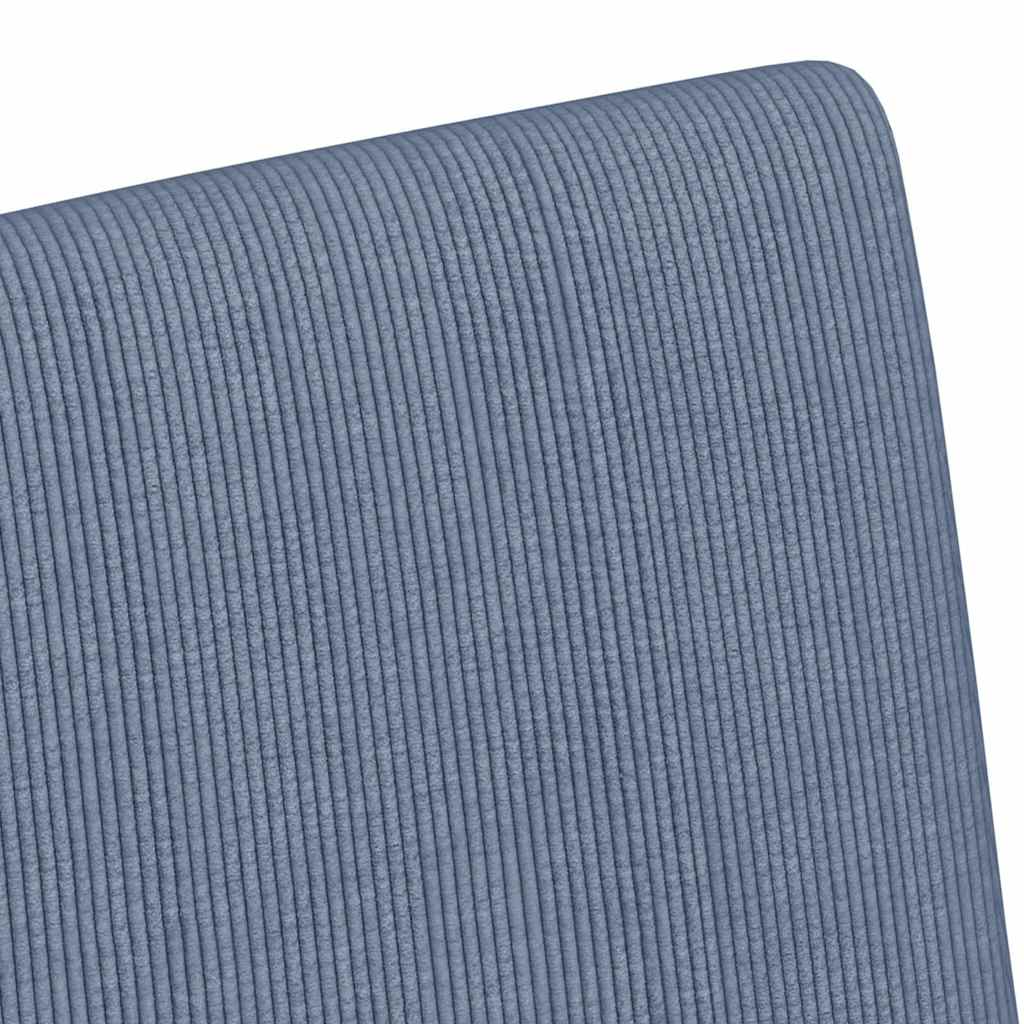 Eetkamerstoelen met Wieltjes 2 pcs Blauw 57 x 66 x 94 cm is nu te koop bij PeponiXL, paradijselijk wonen!