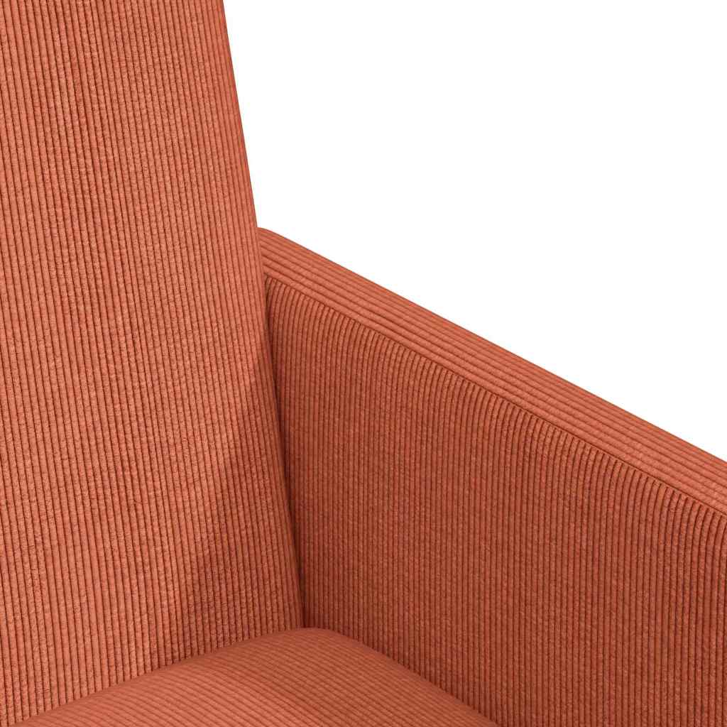 Eetkamerstoelen met Wieltjes 2 pcs Rood-oranje 57 x 66 x 94 cm is nu te koop bij PeponiXL, paradijselijk wonen!