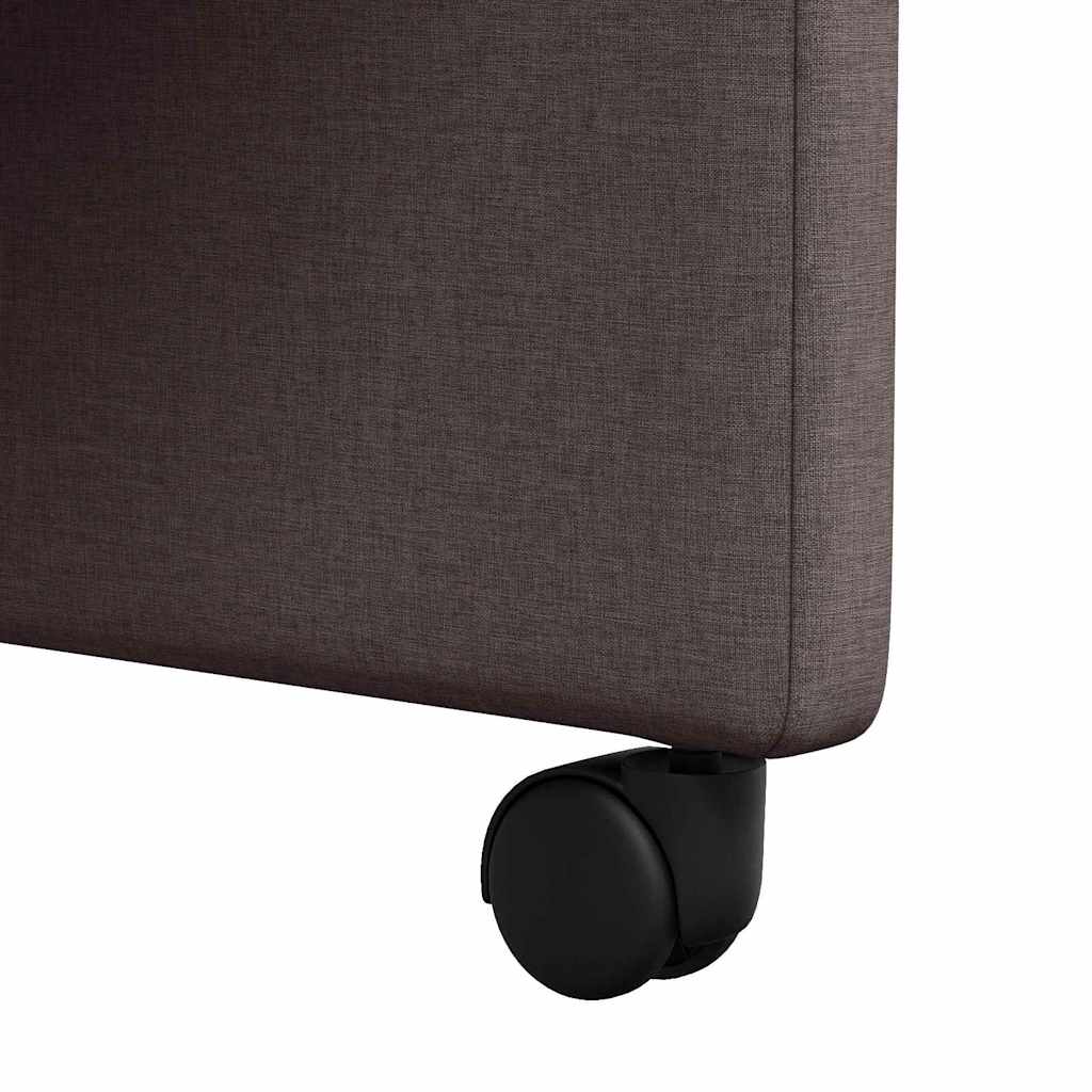 Eetkamerstoelen met Wieltjes 2 pcs Donkerbruin 57 x 66 x 94 cm is nu te koop bij PeponiXL, paradijselijk wonen!