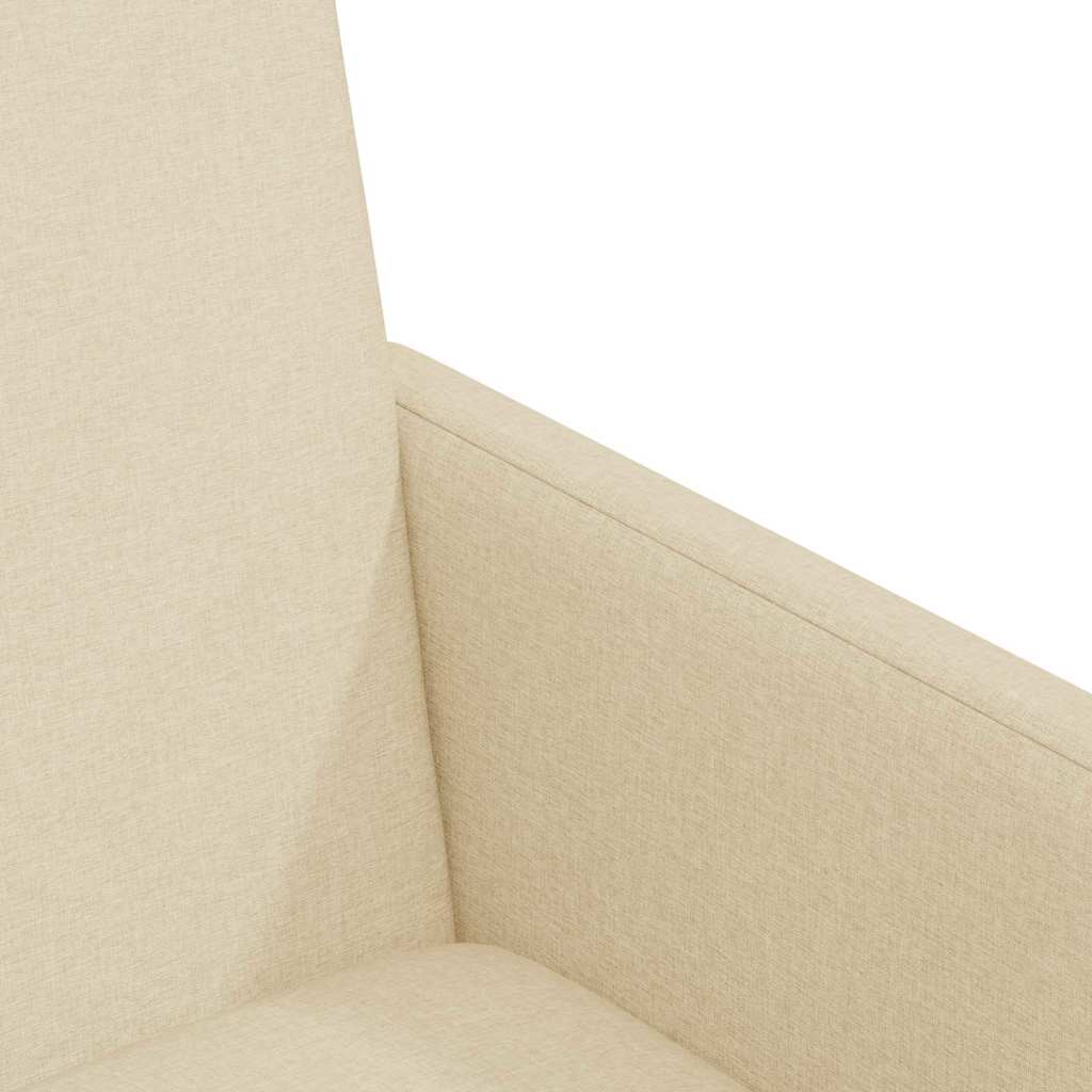Eetkamerstoelen met Wieltjes 2 pcs Crème 57 x 66 x 94 cm Stof is nu te koop bij PeponiXL, paradijselijk wonen!