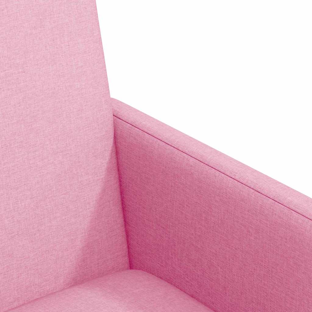 Eetkamerstoelen met Wieltjes 2 pcs Roze 57 x 66 x 94 cm Stof is nu te koop bij PeponiXL, paradijselijk wonen!