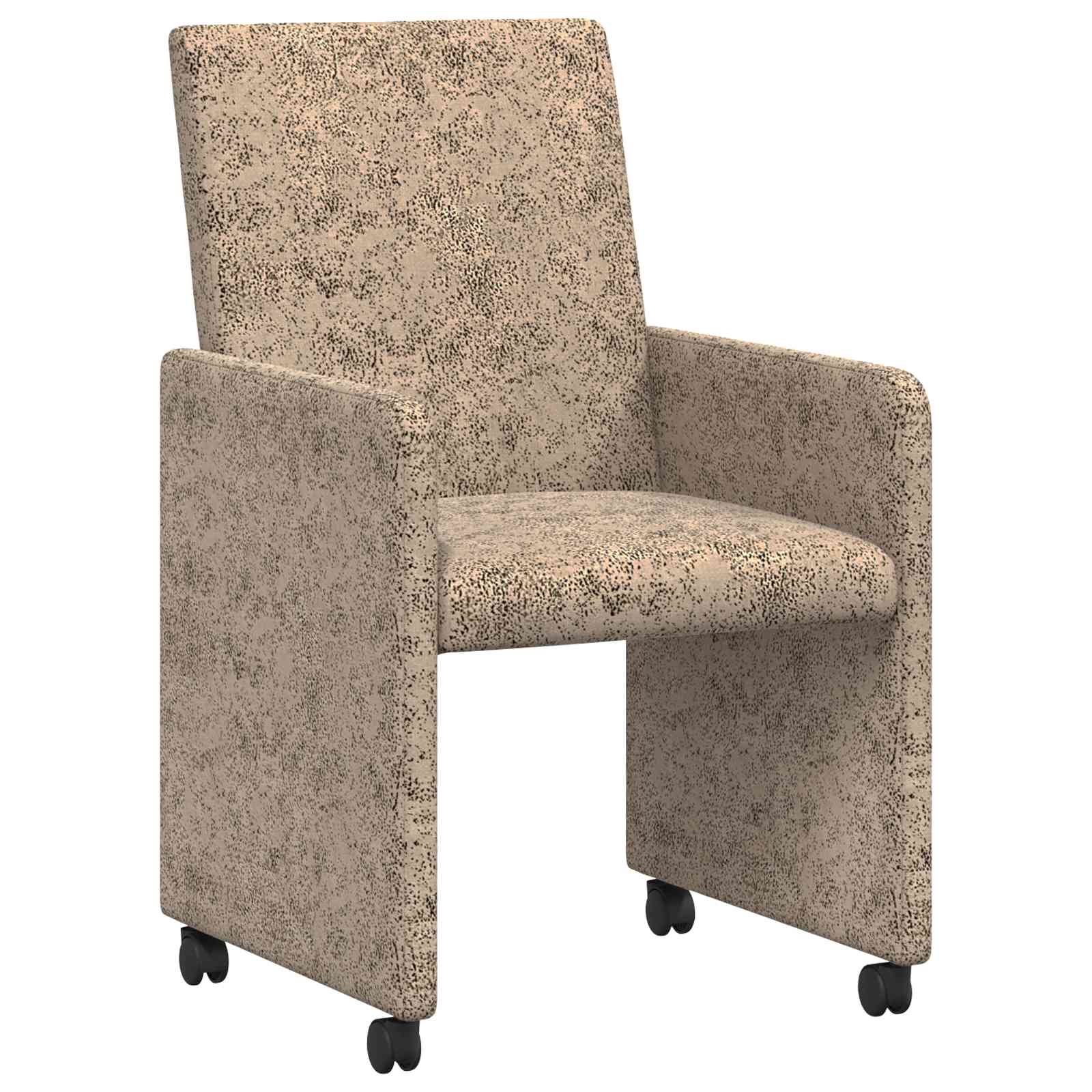 Eetkamerstoelen met Wieltjes 2 pcs Lichtgrijs 57 x 66 x 94 cm is nu te koop bij PeponiXL, paradijselijk wonen!