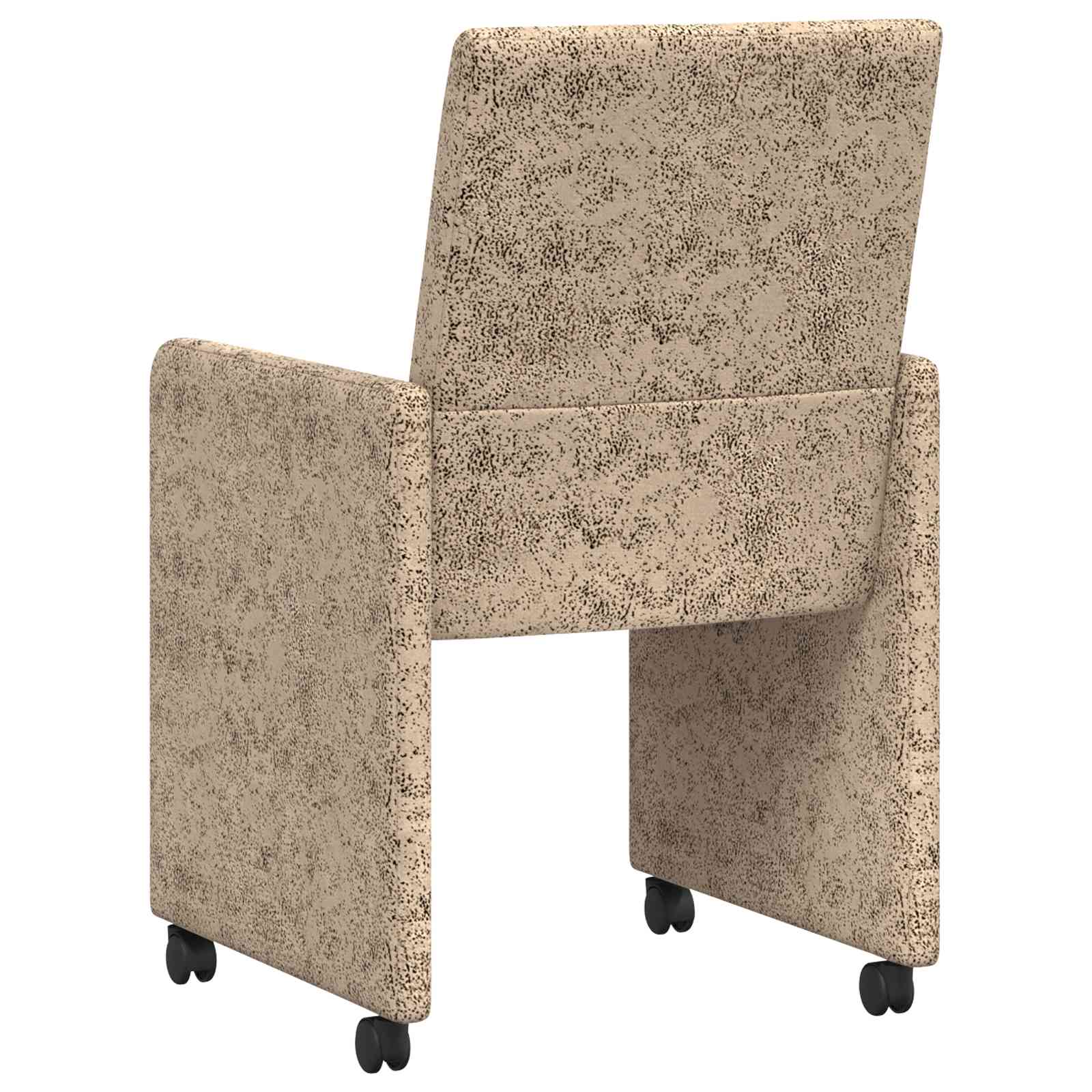 Eetkamerstoelen met Wieltjes 2 pcs Lichtgrijs 57 x 66 x 94 cm is nu te koop bij PeponiXL, paradijselijk wonen!