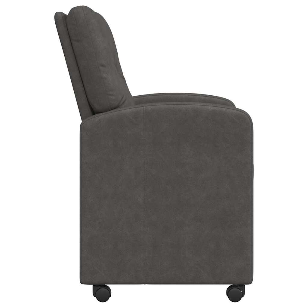 Eetkamerstoelen met Wieltjes 2 pcs Zwart 57 x 67 x 95 cm is nu te koop bij PeponiXL, paradijselijk wonen!