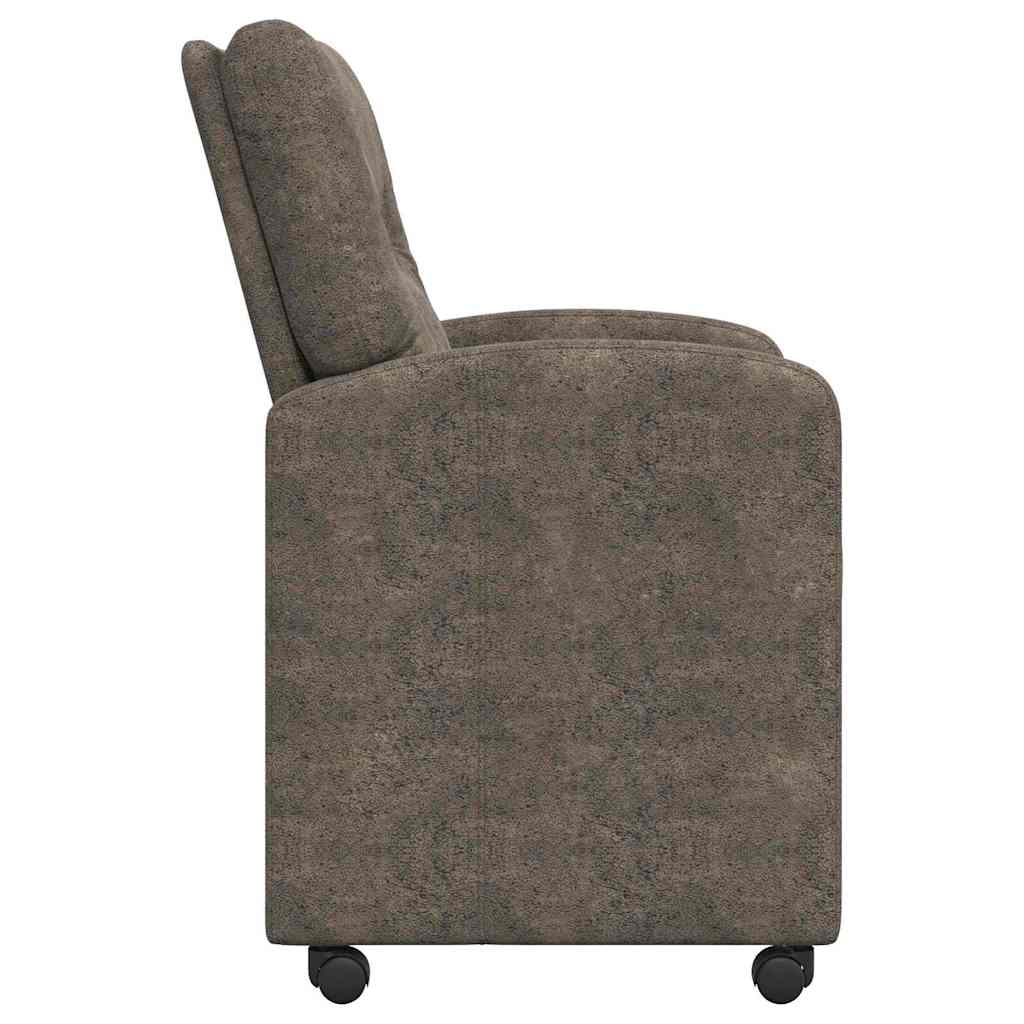 Eetkamerstoelen met Wieltjes 2 pcs Donkergrijs 57 x 67 x 95 cm is nu te koop bij PeponiXL, paradijselijk wonen!