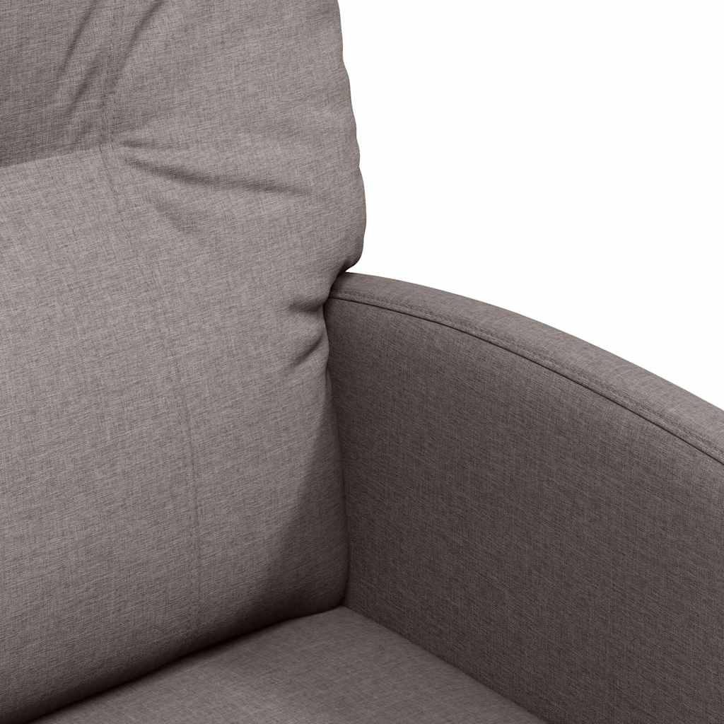 Eetkamerstoelen met Wieltjes 2 pcs Taupe 57 x 67 x 95 cm Stof is nu te koop bij PeponiXL, paradijselijk wonen!