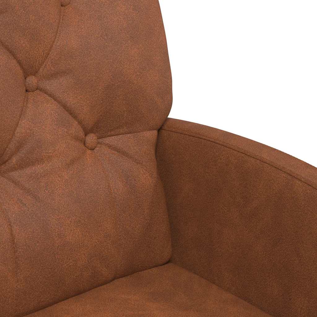 Eetkamerstoelen met Wieltjes 2 pcs Bruin 58 x 67 x 97 cm is nu te koop bij PeponiXL, paradijselijk wonen!