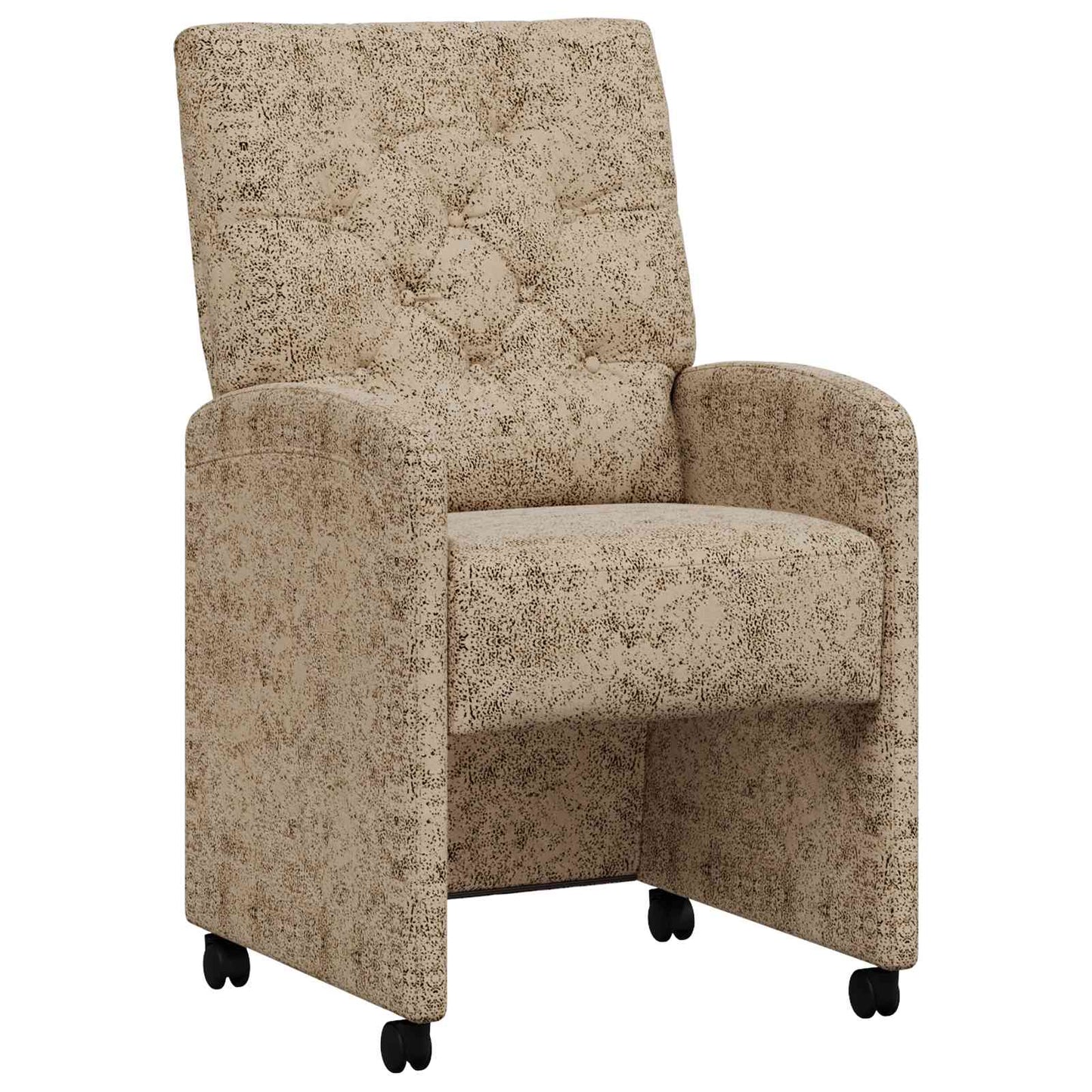 Eetkamerstoelen met Wieltjes 2 pcs Lichtgrijs 58 x 67 x 97 cm is nu te koop bij PeponiXL, paradijselijk wonen!