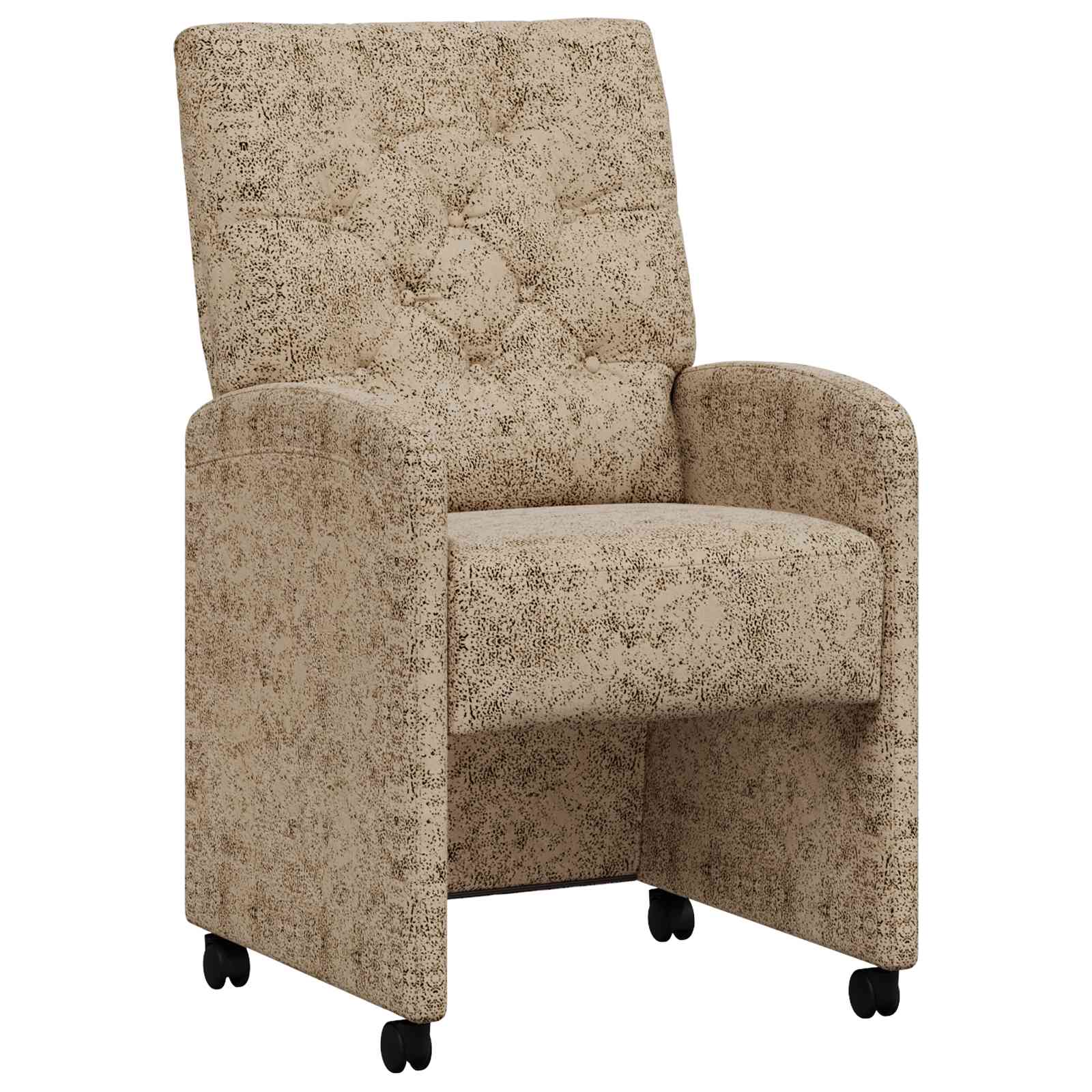 Eetkamerstoelen met Wieltjes 2 pcs Lichtgrijs 58 x 67 x 97 cm is nu te koop bij PeponiXL, paradijselijk wonen!