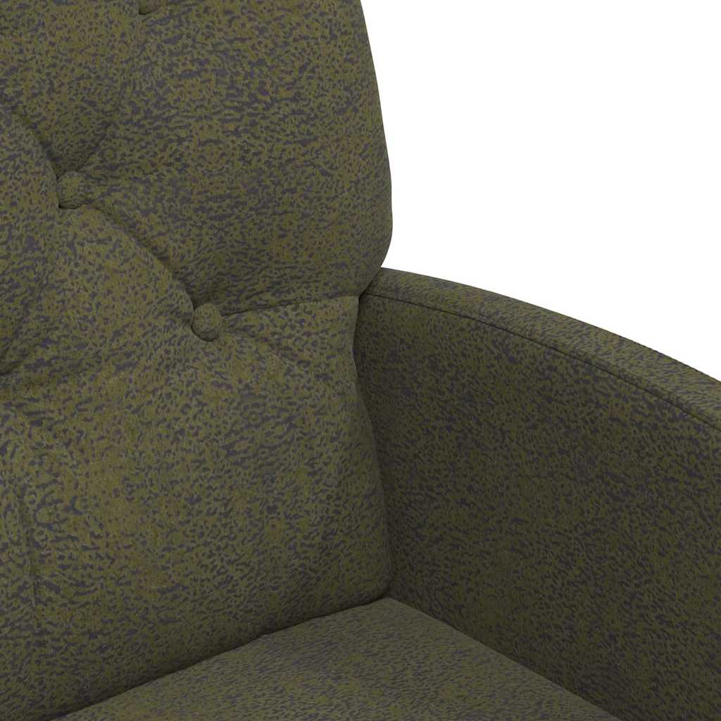 Eetkamerstoelen met Wieltjes 2 pcs Leger groen 58 x 67 x 97 cm is nu te koop bij PeponiXL, paradijselijk wonen!