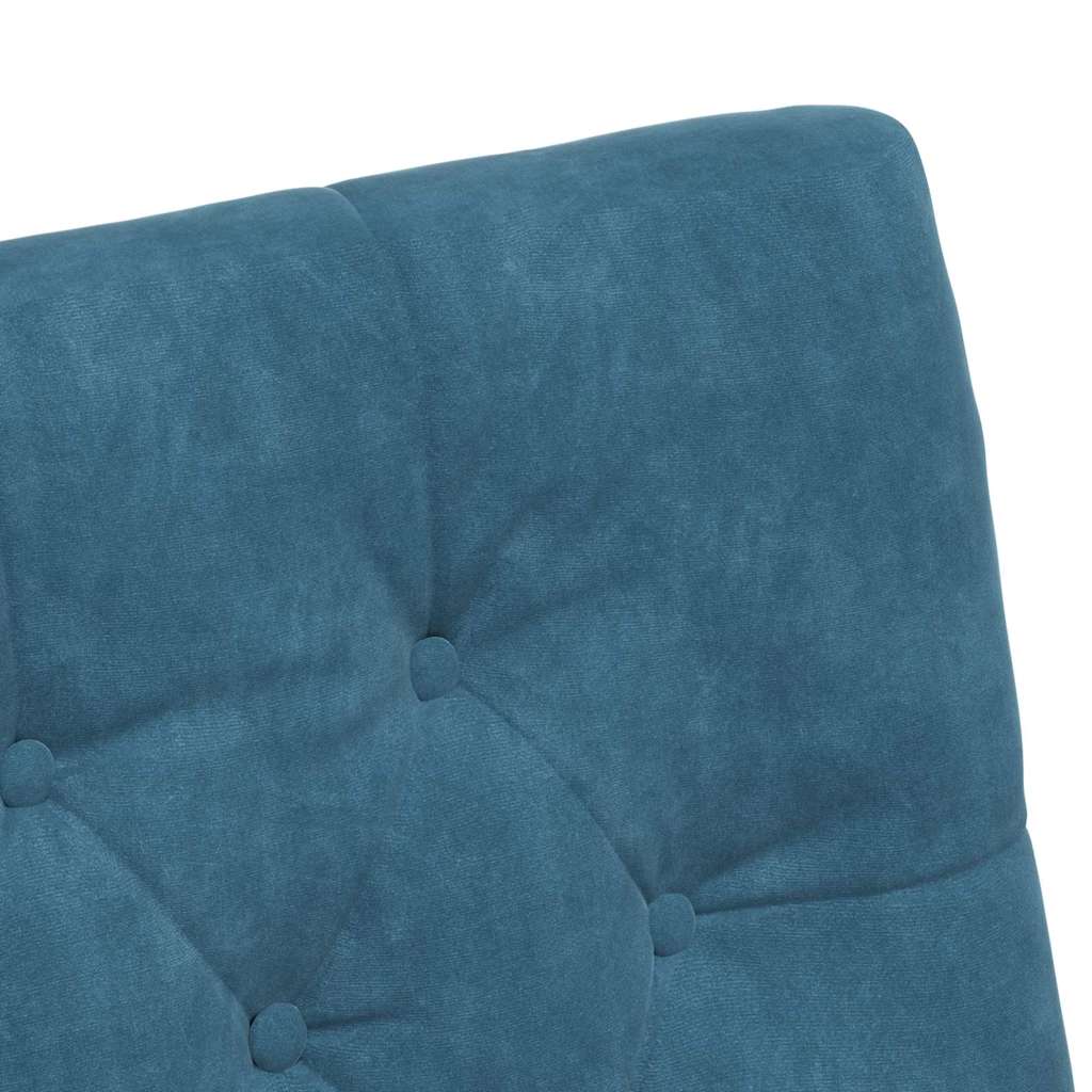 Eetkamerstoelen met Wieltjes 2 pcs Blauw 58 x 67 x 97 cm is nu te koop bij PeponiXL, paradijselijk wonen!