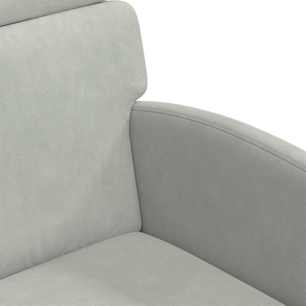 Eetkamerstoelen met Wieltjes 2 pcs Lichtgrijs 58 x 65 x 98 cm is nu te koop bij PeponiXL, paradijselijk wonen!
