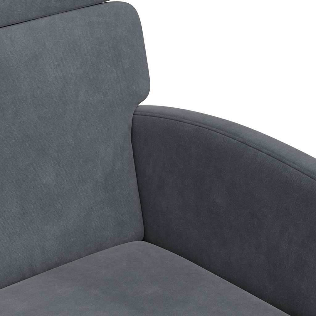 Eetkamerstoelen met Wieltjes 2 pcs Donkergrijs 58 x 65 x 98 cm is nu te koop bij PeponiXL, paradijselijk wonen!