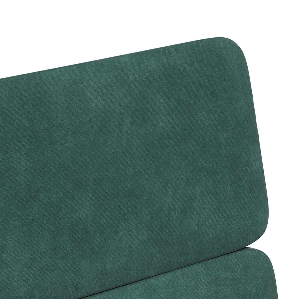Eetkamerstoelen met Wieltjes 2 pcs Donkergroen 58 x 65 x 98 cm is nu te koop bij PeponiXL, paradijselijk wonen!
