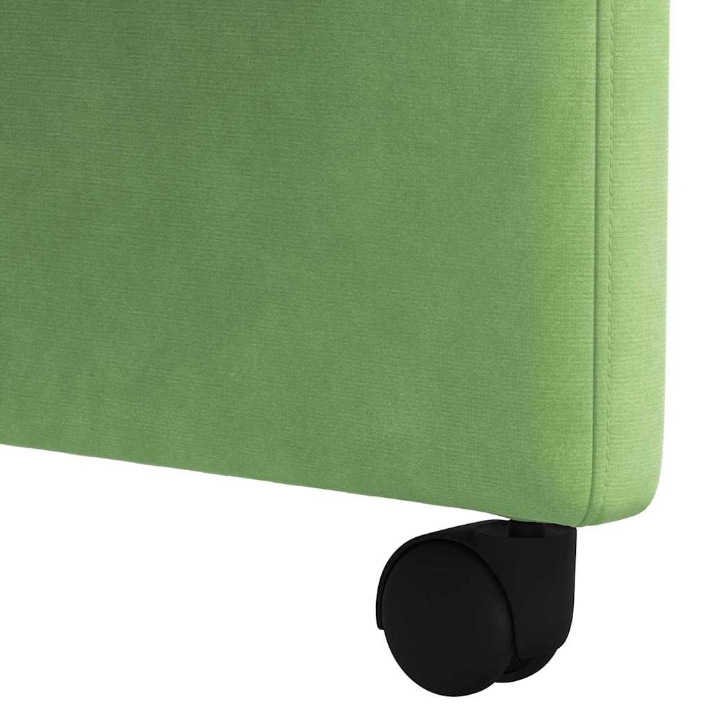 Eetkamerstoelen met Wieltjes 2 pcs Lichtgroen 58 x 65 x 98 cm is nu te koop bij PeponiXL, paradijselijk wonen!