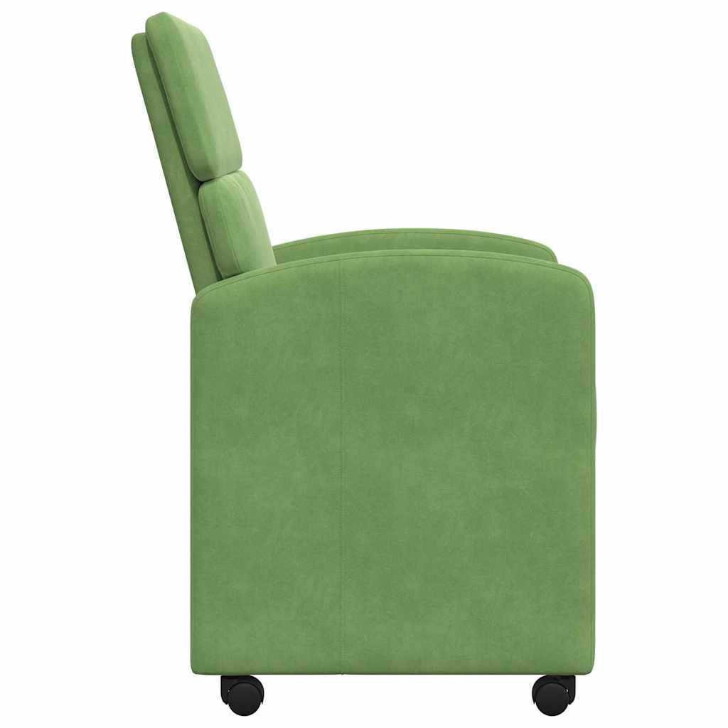 Eetkamerstoelen met Wieltjes 2 pcs Lichtgroen 58 x 65 x 98 cm is nu te koop bij PeponiXL, paradijselijk wonen!