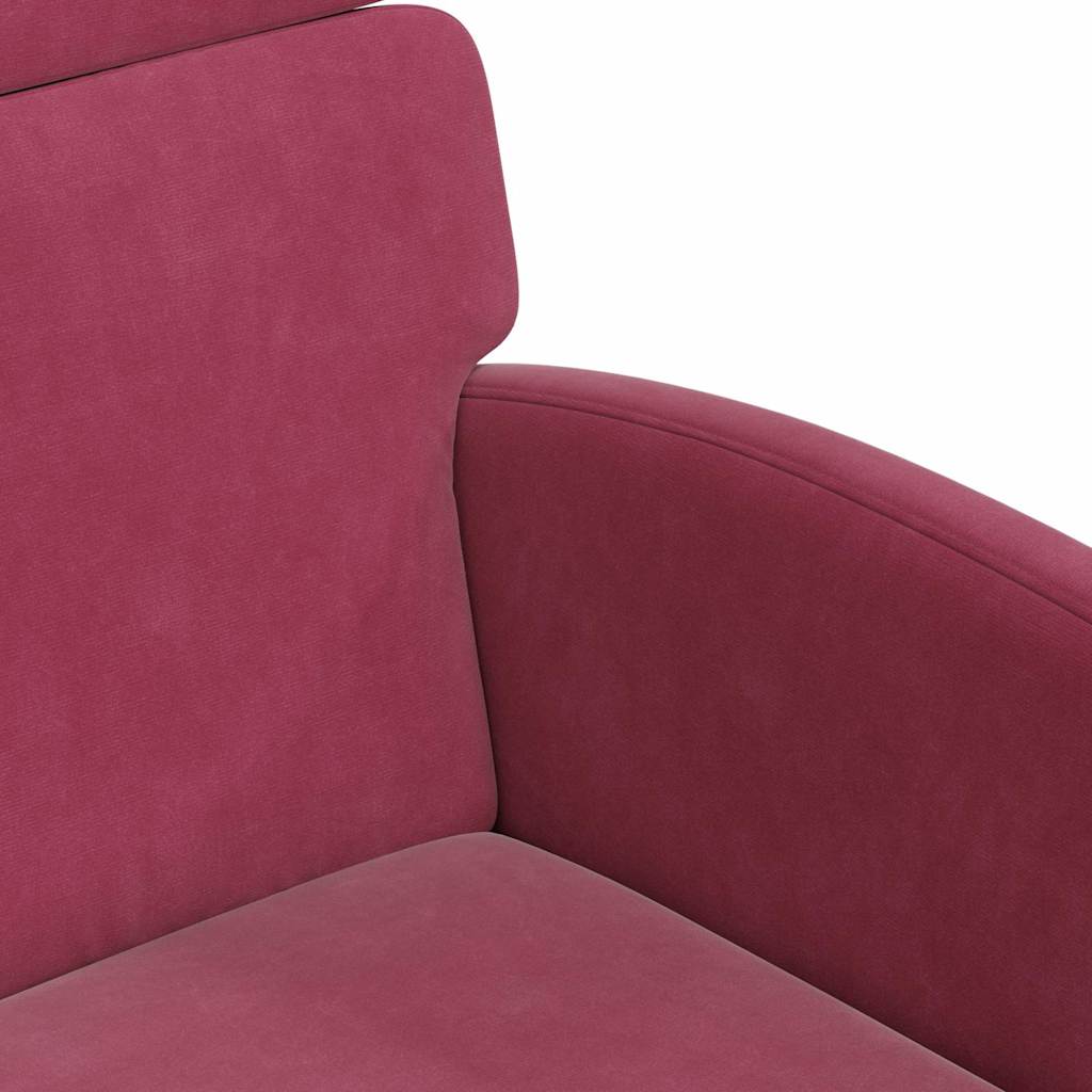 Eetkamerstoelen met Wieltjes 2 pcs Wijnrood 58 x 65 x 98 cm is nu te koop bij PeponiXL, paradijselijk wonen!