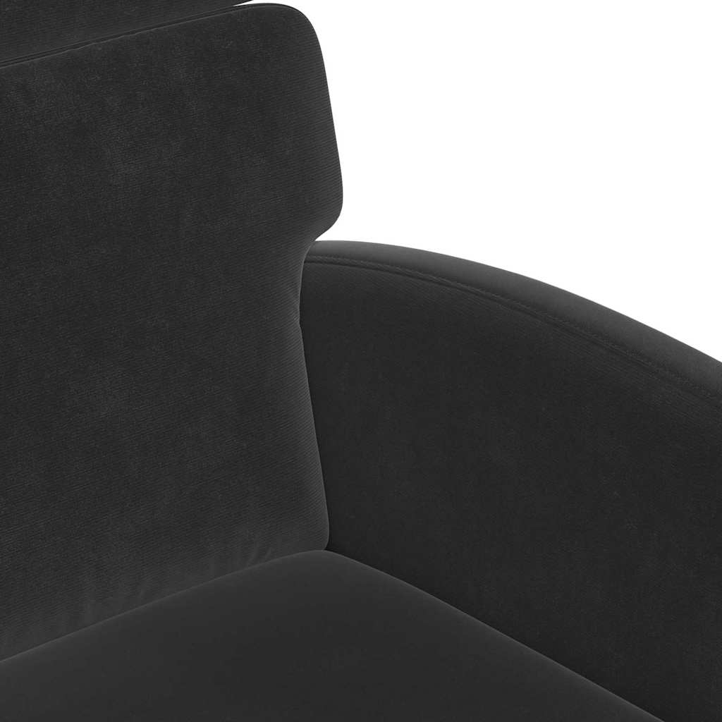 Eetkamerstoelen met Wieltjes 2 pcs Zwart 58 x 65 x 98 cm is nu te koop bij PeponiXL, paradijselijk wonen!