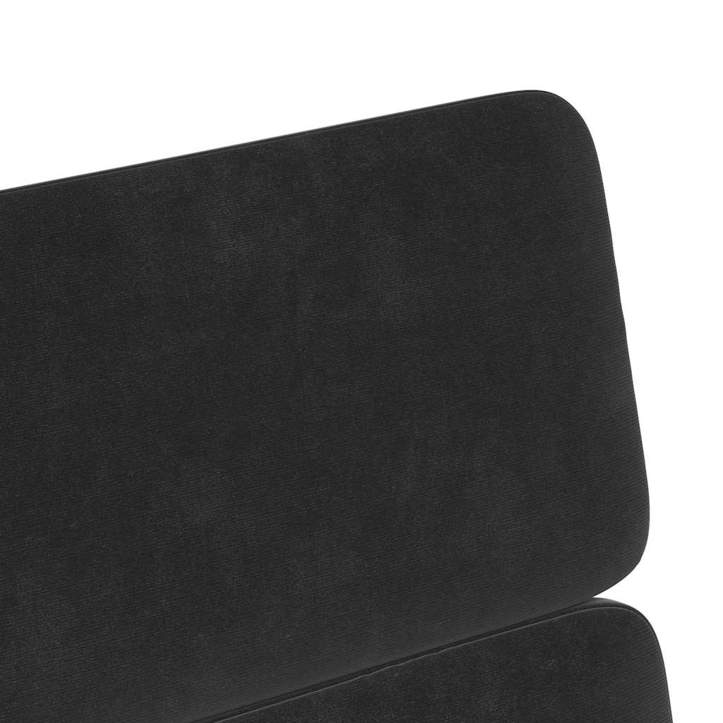 Eetkamerstoelen met Wieltjes 2 pcs Zwart 58 x 65 x 98 cm is nu te koop bij PeponiXL, paradijselijk wonen!
