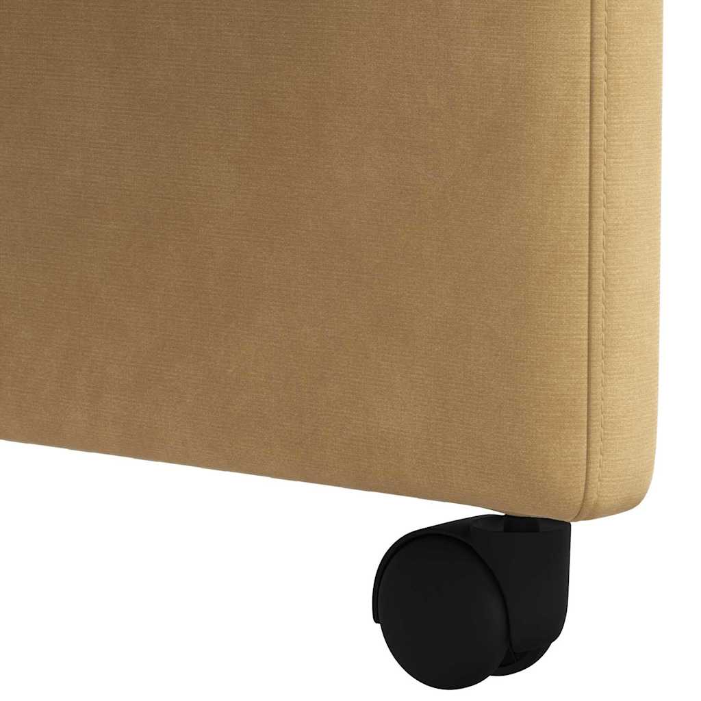 Eetkamerstoelen met Wieltjes 2 pcs Bruin 58 x 65 x 98 cm is nu te koop bij PeponiXL, paradijselijk wonen!