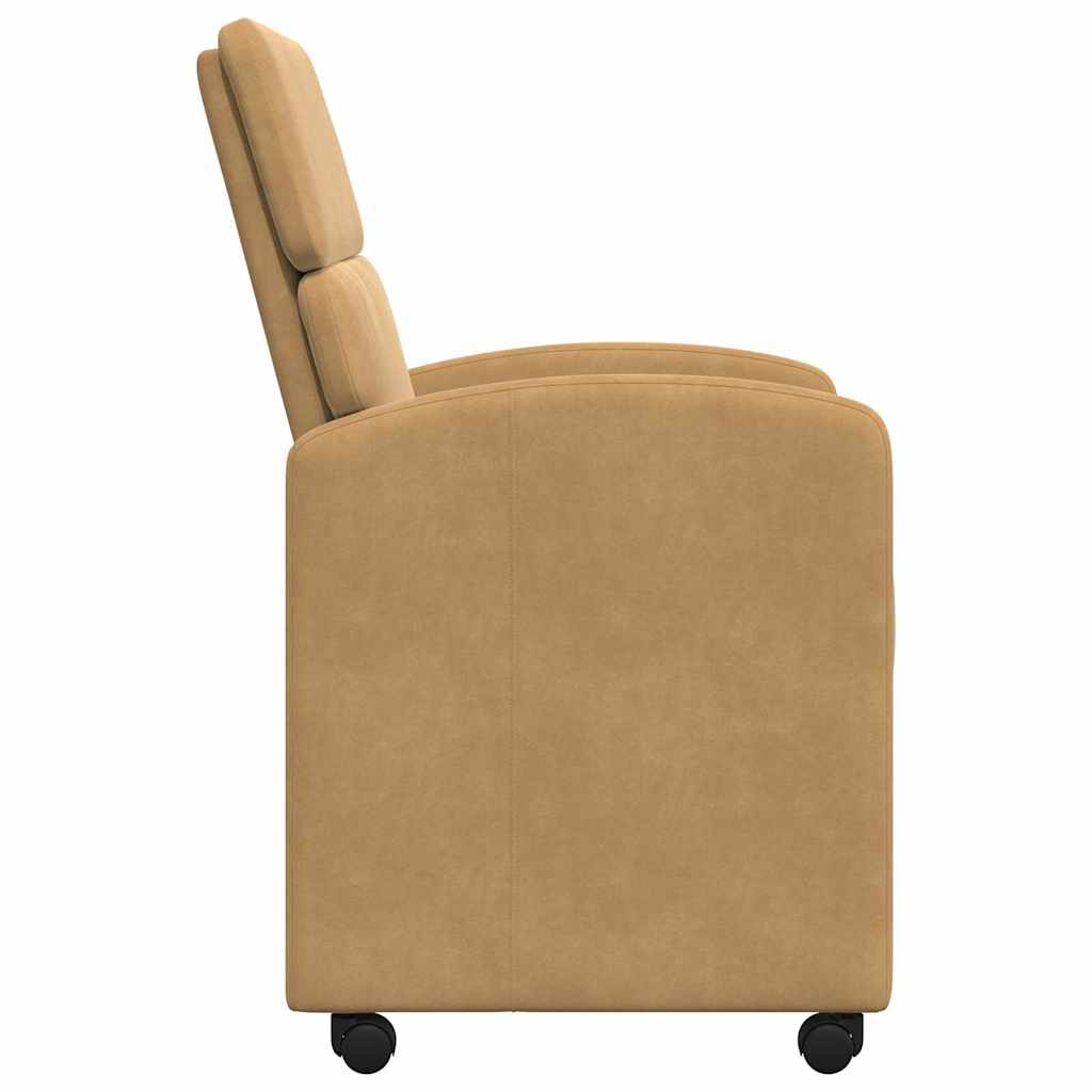 Eetkamerstoelen met Wieltjes 2 pcs Bruin 58 x 65 x 98 cm is nu te koop bij PeponiXL, paradijselijk wonen!