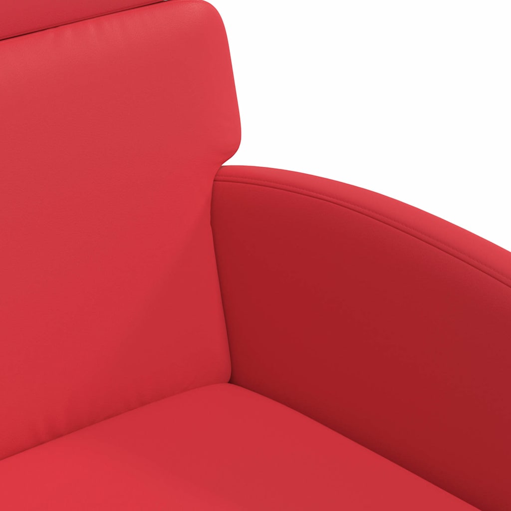 Eetkamerstoelen met Wieltjes 2 pcs Rood 58 x 65 x 98 cm is nu te koop bij PeponiXL, paradijselijk wonen!
