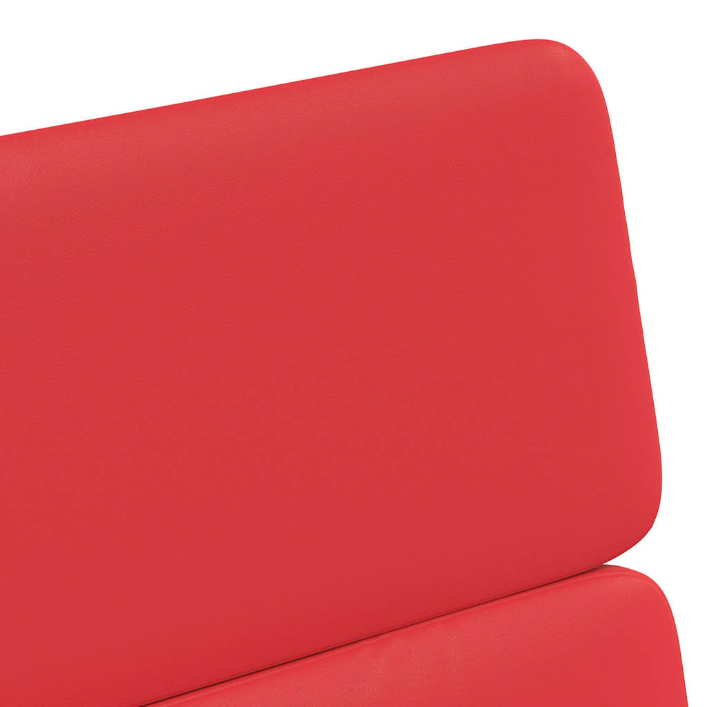 Eetkamerstoelen met Wieltjes 2 pcs Rood 58 x 65 x 98 cm is nu te koop bij PeponiXL, paradijselijk wonen!