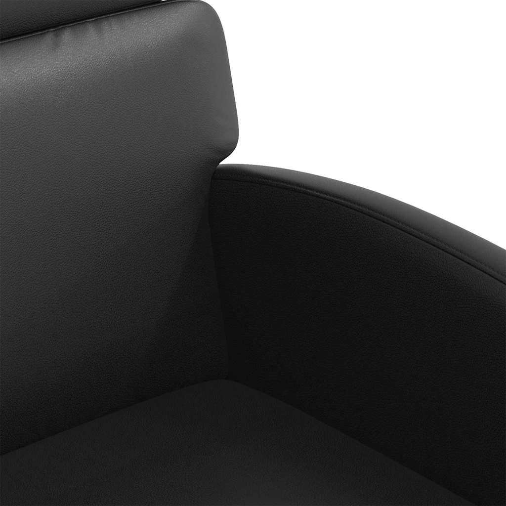 Eetkamerstoelen met Wieltjes 2 pcs Zwart 58 x 65 x 98 cm is nu te koop bij PeponiXL, paradijselijk wonen!