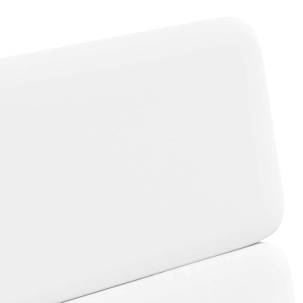 Eetkamerstoelen met Wieltjes 2 pcs Wit 58 x 65 x 98 cm is nu te koop bij PeponiXL, paradijselijk wonen!