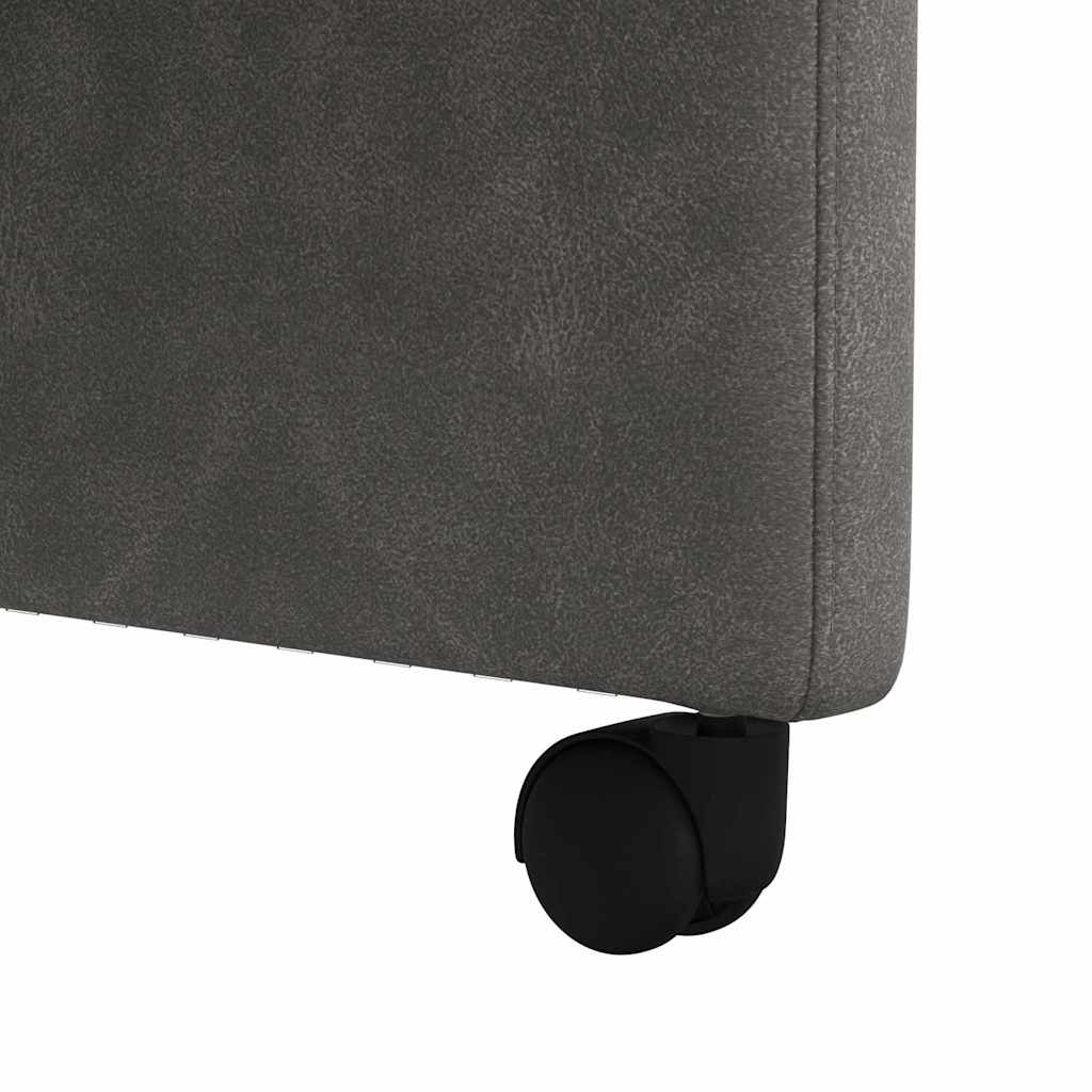 Eetkamerstoelen met Wieltjes 2 pcs Zwart 58 x 67 x 97 cm is nu te koop bij PeponiXL, paradijselijk wonen!