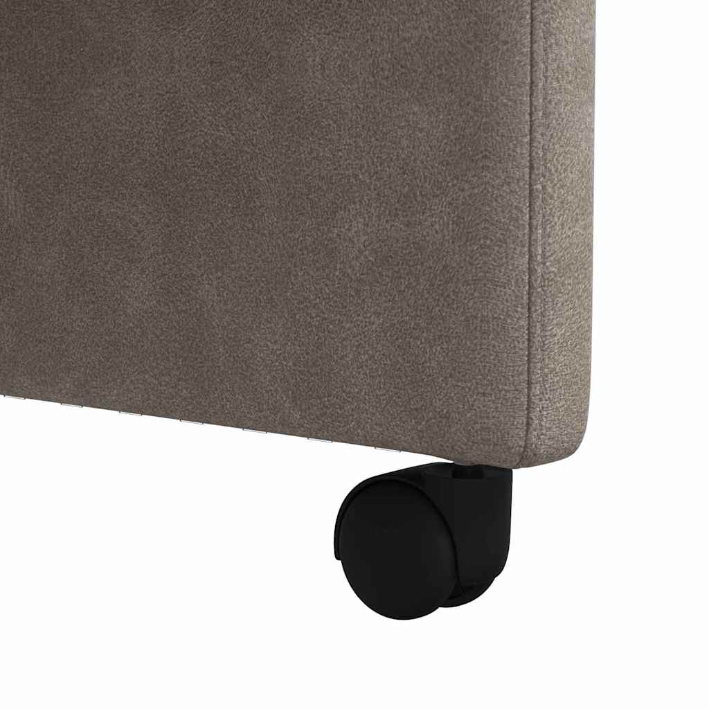 Eetkamerstoelen met Wieltjes 2 pcs Grijs 58 x 67 x 97 cm is nu te koop bij PeponiXL, paradijselijk wonen!