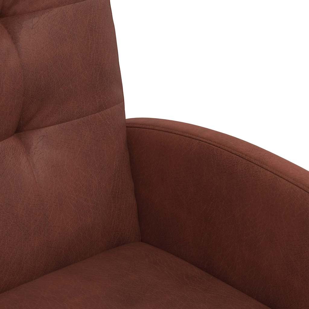 Eetkamerstoelen met Wieltjes 2 pcs Glanzend bruin Kunstleer is nu te koop bij PeponiXL, paradijselijk wonen!