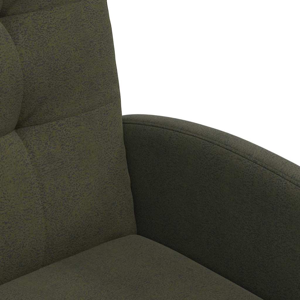 Eetkamerstoelen met Wieltjes 2 pcs Leger groen 58 x 67 x 97 cm is nu te koop bij PeponiXL, paradijselijk wonen!