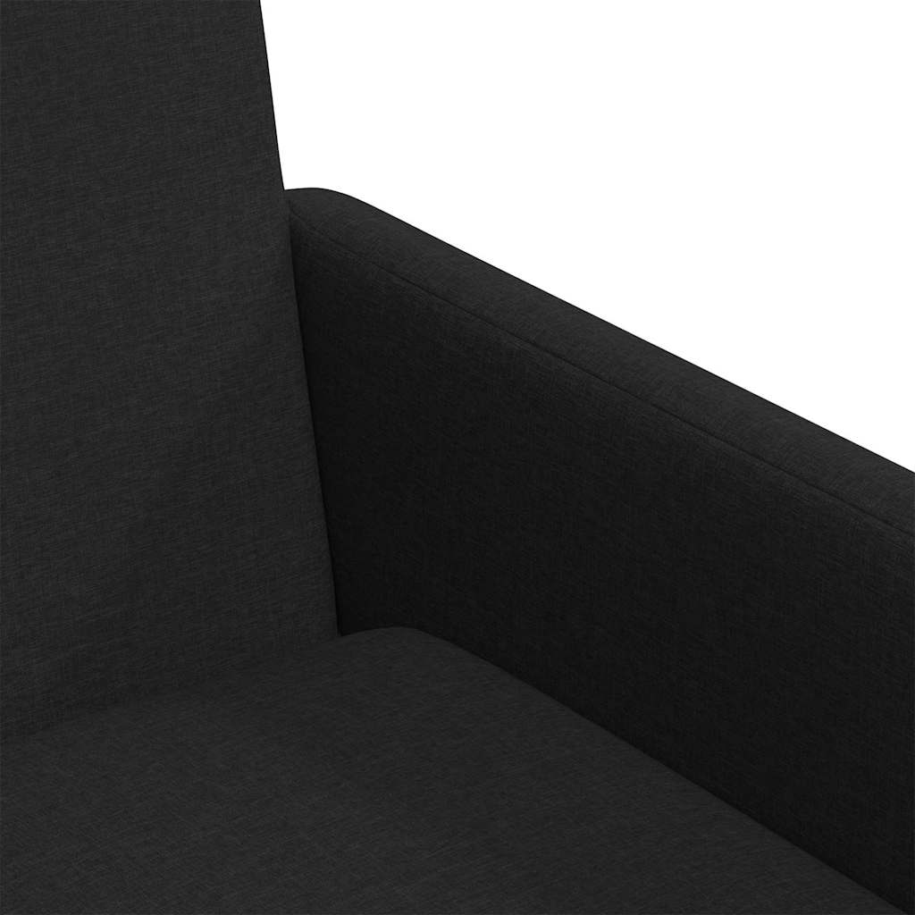Eettafelstoelen 2 pcs Zwart 57 x 67 x 95 cm Stof is nu te koop bij PeponiXL, paradijselijk wonen!