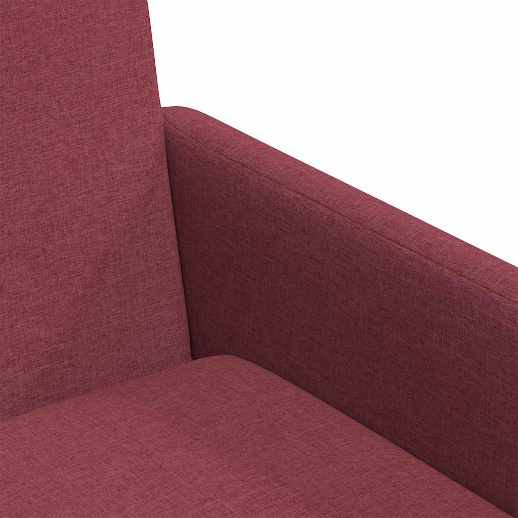 Eettafelstoelen 2 pcs Wijnrood 57 x 67 x 95 cm Stof is nu te koop bij PeponiXL, paradijselijk wonen!