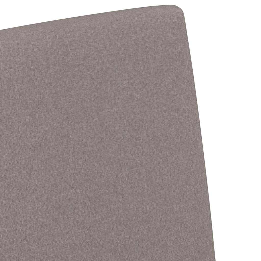 Eettafelstoelen 2 pcs Taupe 57 x 67 x 95 cm Stof is nu te koop bij PeponiXL, paradijselijk wonen!