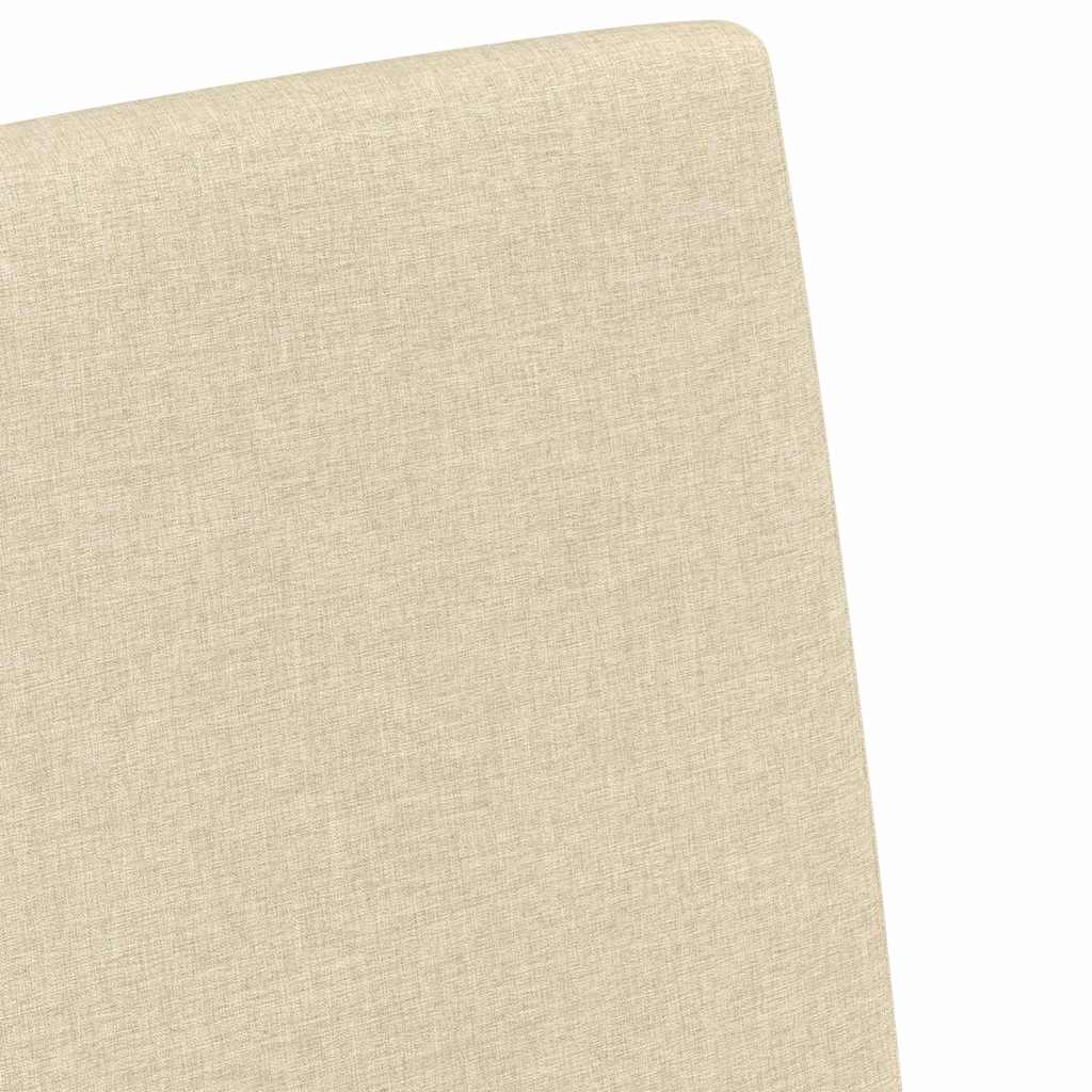 Eettafelstoelen 2 pcs Crème 57 x 67 x 95 cm Stof is nu te koop bij PeponiXL, paradijselijk wonen!