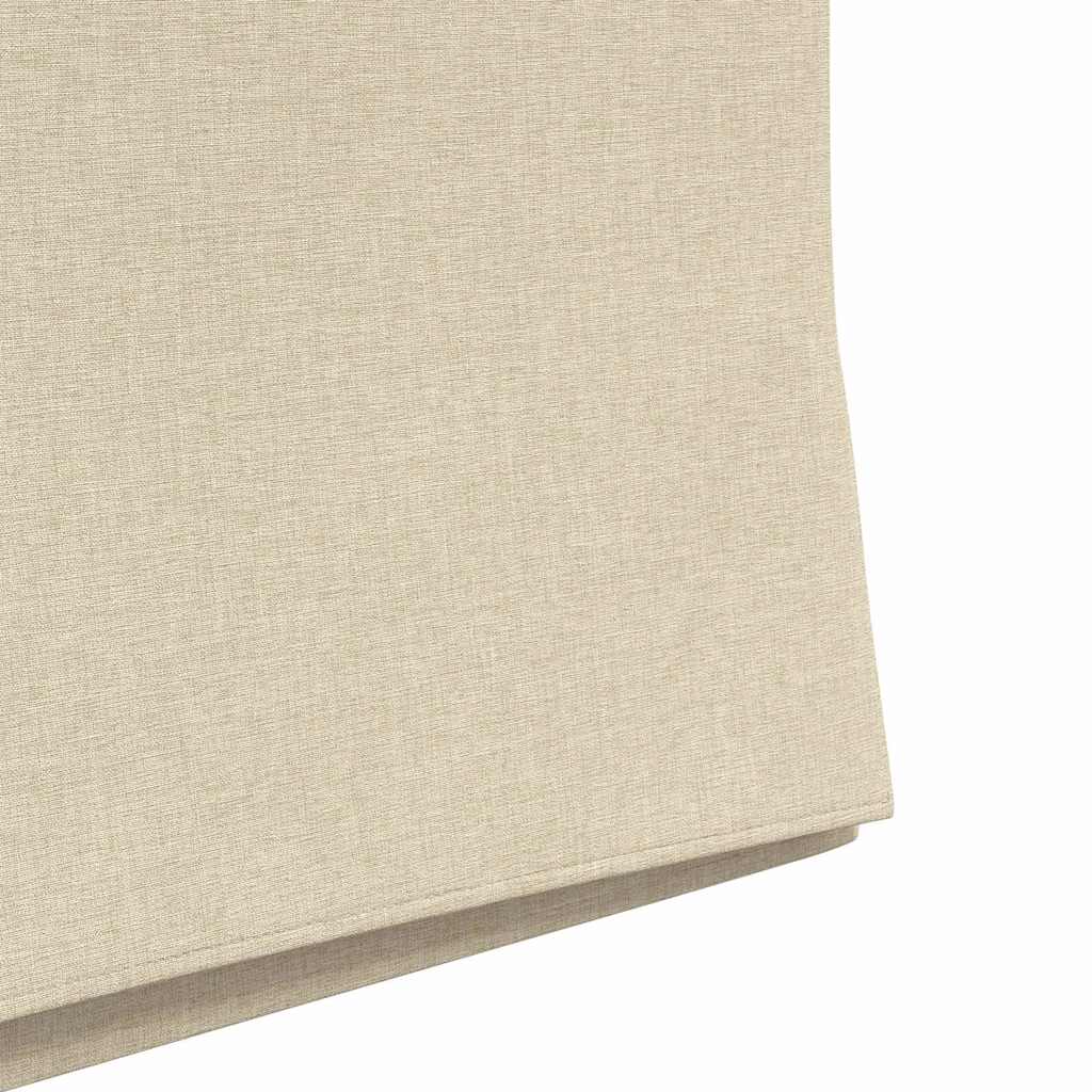 Eettafelstoelen 2 pcs Crème 57 x 67 x 95 cm Stof is nu te koop bij PeponiXL, paradijselijk wonen!