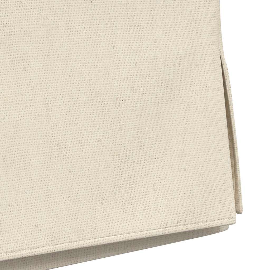 Eettafelstoelen 2 pcs Beige 57 x 67 x 98 cm Linnen is nu te koop bij PeponiXL, paradijselijk wonen!