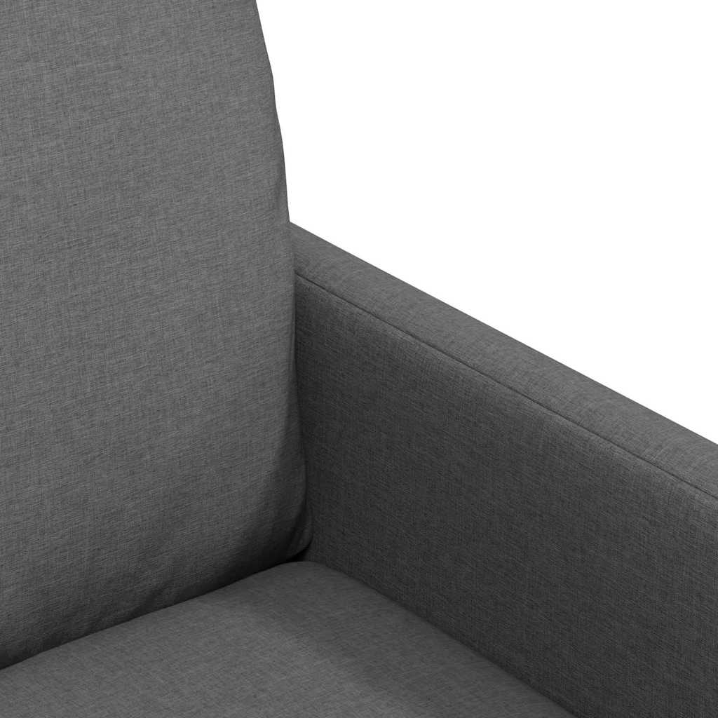 Eettafelstoelen 2 pcs Donkergrijs 57 x 67 x 98 cm Stof is nu te koop bij PeponiXL, paradijselijk wonen!