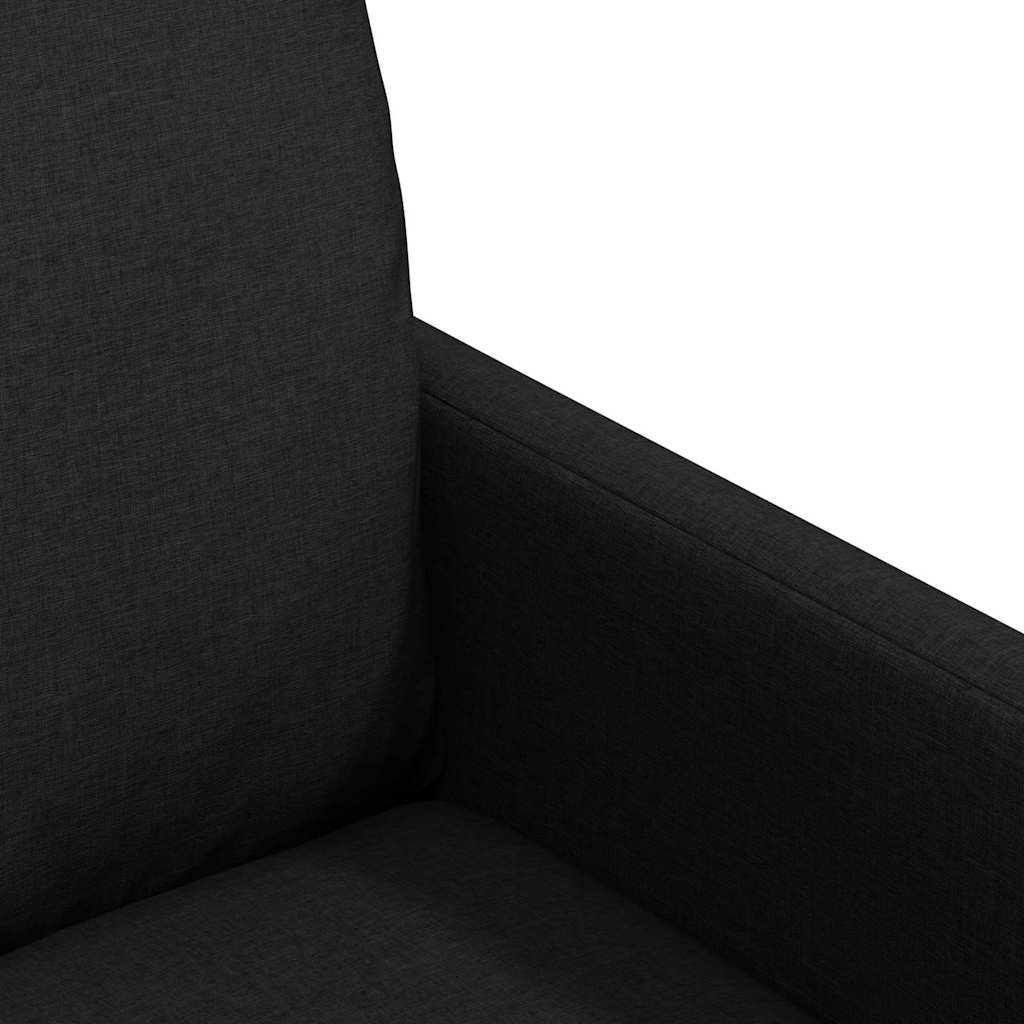 Eettafelstoelen 2 pcs Zwart 57 x 67 x 98 cm Stof is nu te koop bij PeponiXL, paradijselijk wonen!