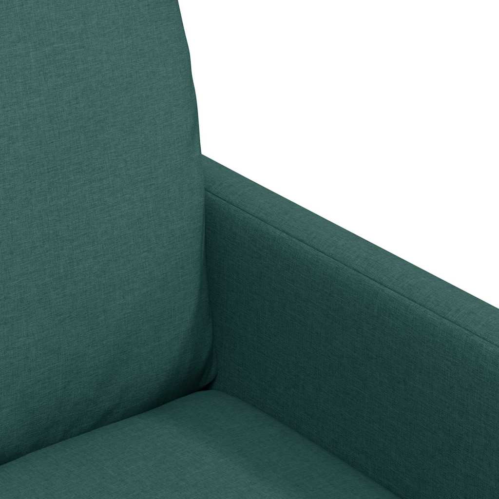 Eettafelstoelen 2 pcs Donkergroen 57 x 67 x 98 cm Stof is nu te koop bij PeponiXL, paradijselijk wonen!