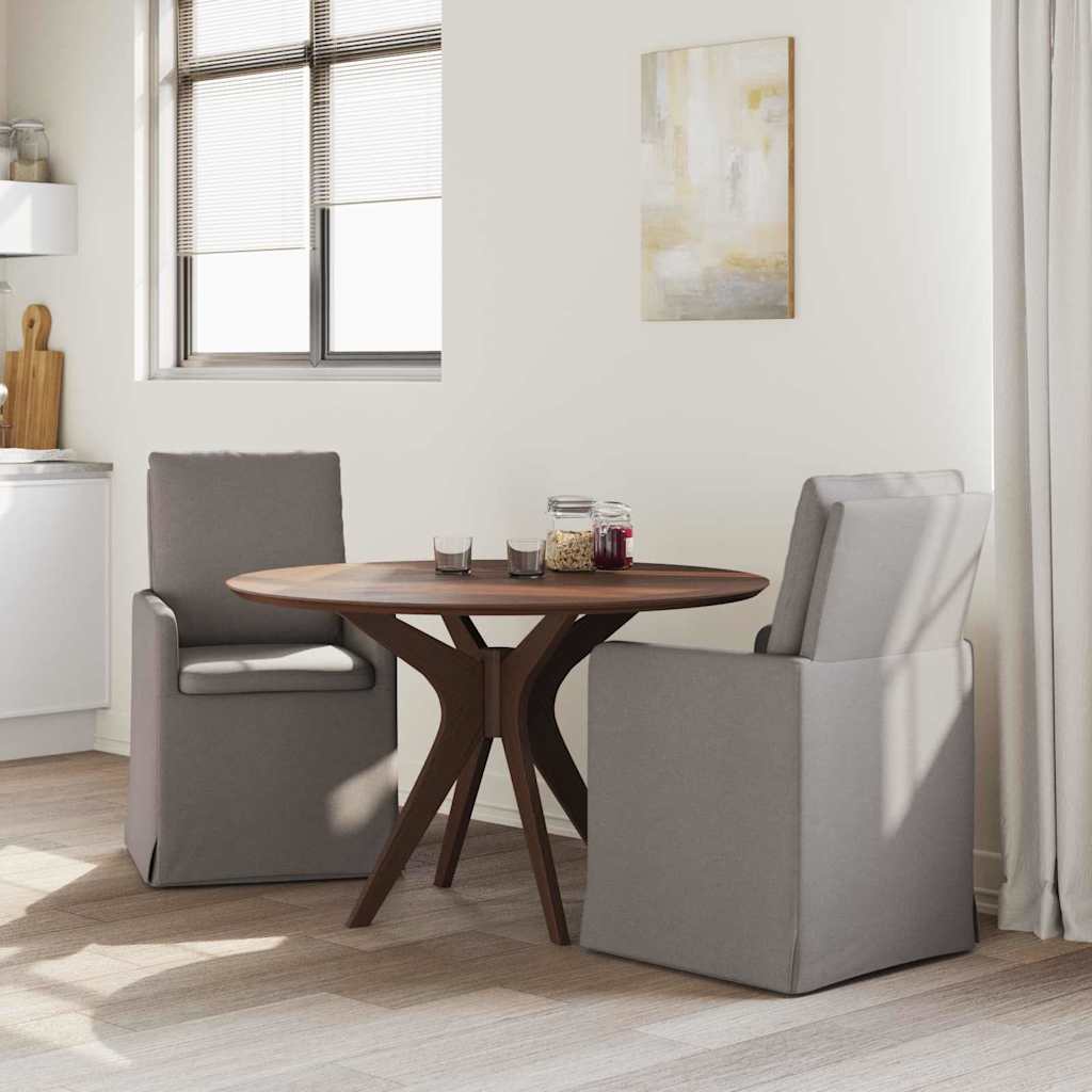 Eettafelstoelen 2 pcs Taupe 57 x 67 x 98 cm Stof is nu te koop bij PeponiXL, paradijselijk wonen!