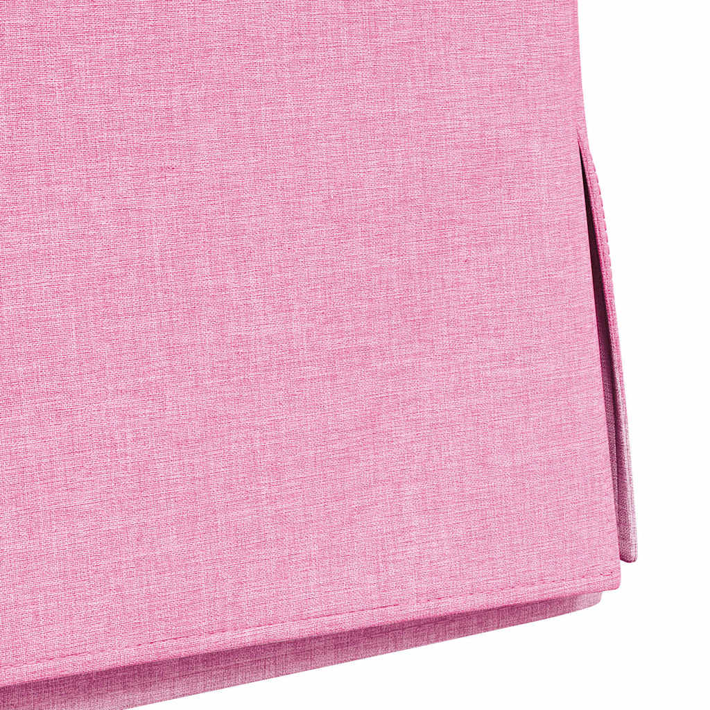 Eettafelstoelen 2 pcs Roze 57 x 67 x 98 cm Stof is nu te koop bij PeponiXL, paradijselijk wonen!