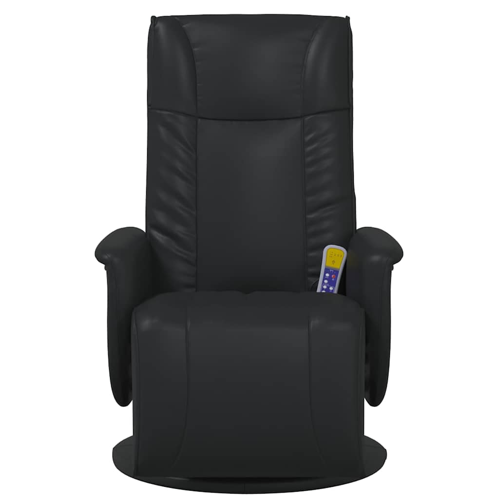 Massage Recliner Stoel Zwart 71 x 90 x 105 cm Nep Leer is nu te koop bij PeponiXL, paradijselijk wonen!