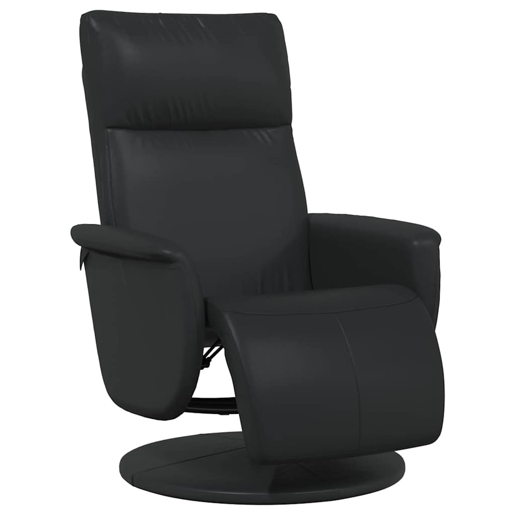 Massage Recliner Stoel Zwart Nep Leer is nu te koop bij PeponiXL, paradijselijk wonen!