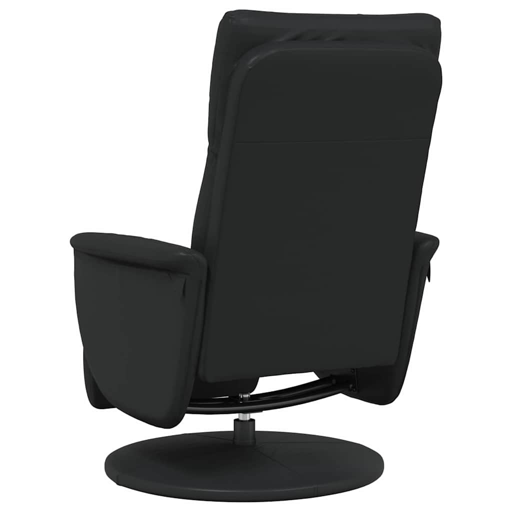 Massage Recliner Stoel Zwart Nep Leer is nu te koop bij PeponiXL, paradijselijk wonen!